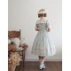 Miss Point Goose's Flower Basket Square Collar JSK(Reservation/3 Colours/Full Payment Without Shipping)